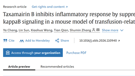 Taxamairin B inhibits inflammatory response by.png