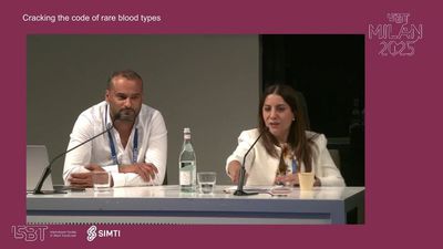 Cracking the code of rare blood types | The International Society of ...