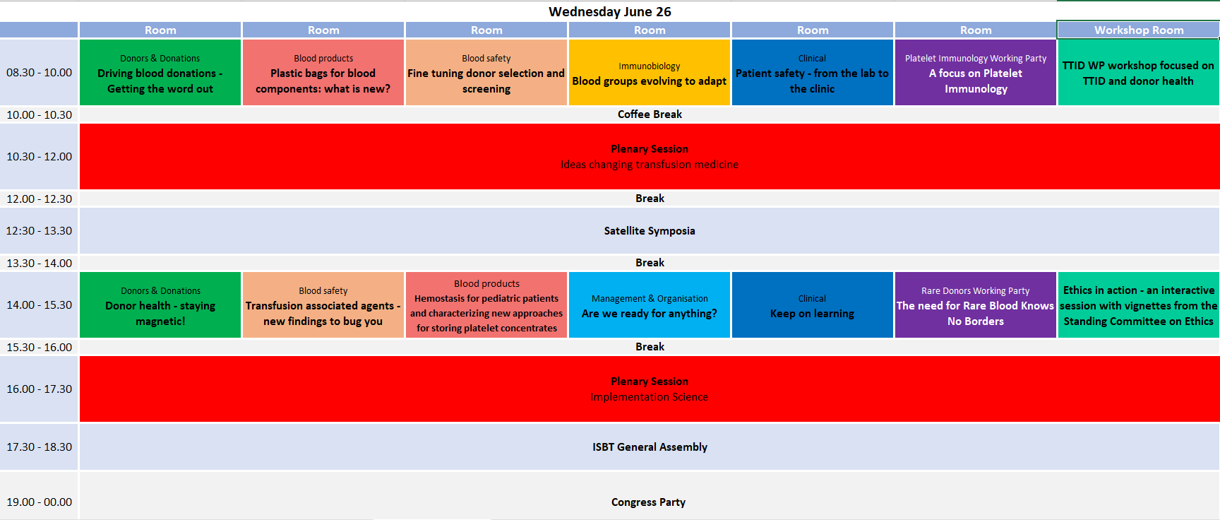 ISBT Barcelona 2024 The International Society of Blood Transfusion (ISBT)